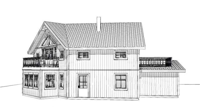 Malmön fasadritning